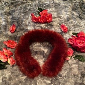 Faux fur stole/ scarf